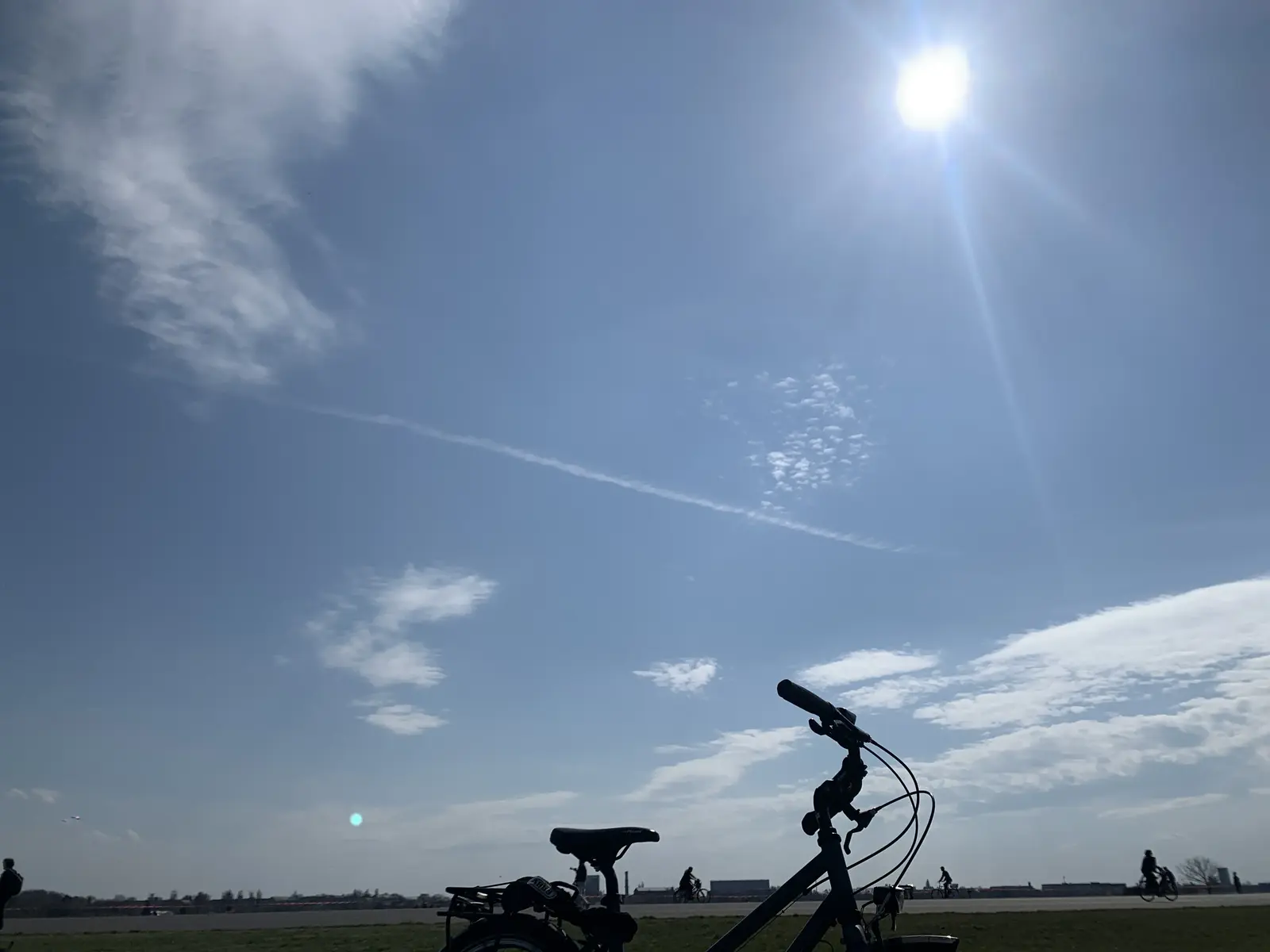 a bike in the sky