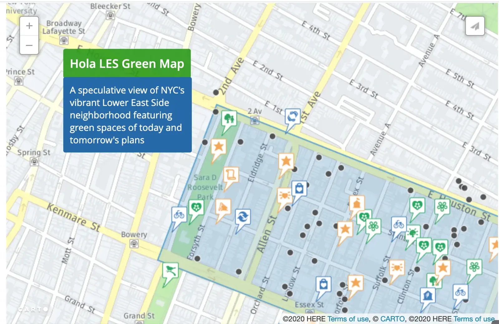 Our  HOLA LES Green Map