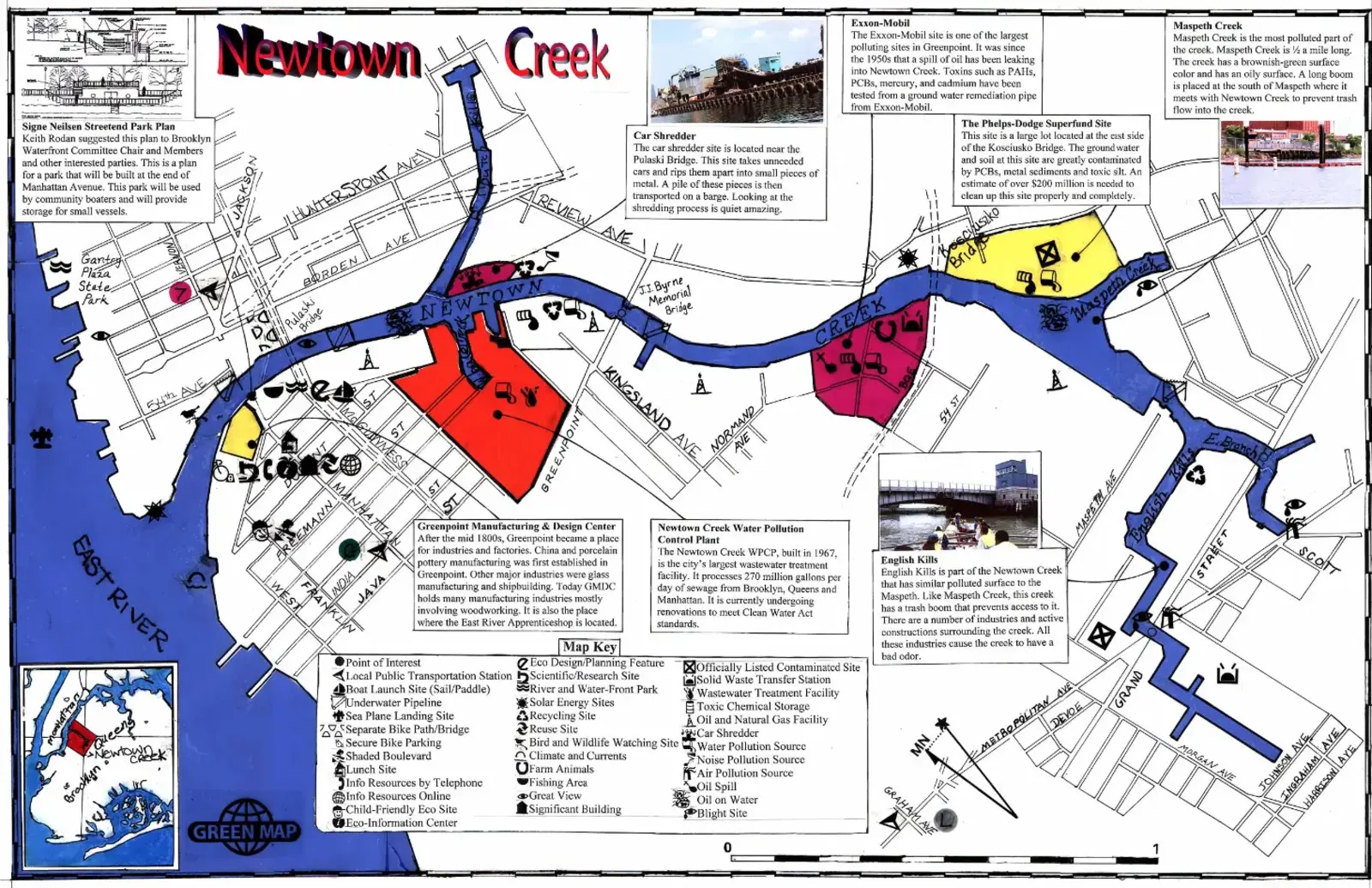 East River Apprentices' findings along Newtown Creek