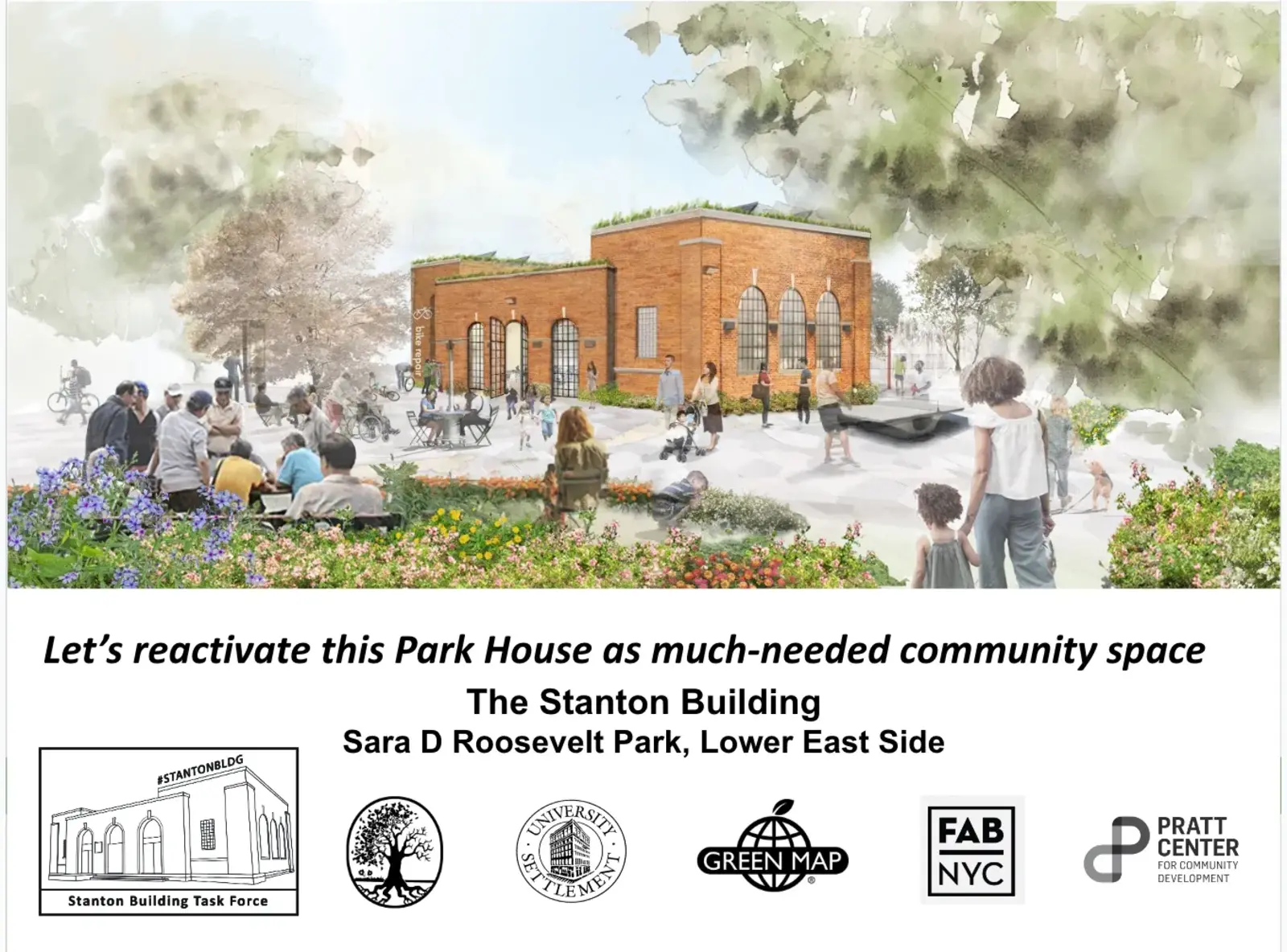 We're part of the community coalition formed to reanimate this former park recreation center