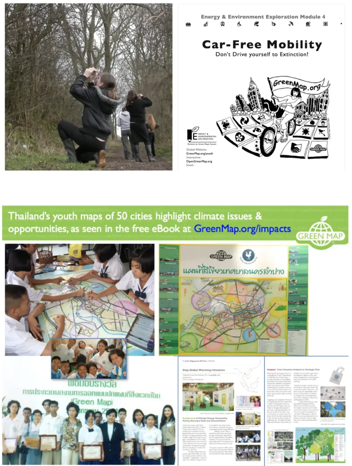 Images from Scottish and Thai Green Map Projects